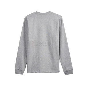 Custom Logo Unisex Graphic Full <b>Sleeve</b> Oversized Cotton T-Shirt <b>Men's</b> Plus Size Ultra Loose Fit with <b>Long</b> <b>Sleeves</b> - Product Image 1