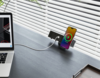 OMNI 65W Bersertifikasi CE Stopkontak Meja Modern All-in-One Model Eropa dengan 2 Port USB-A 1 Port USB-C 16A Kabel 1.8m Berperingkat IP20