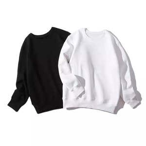 เสื้อสเวตเชิ้ตผู้ชายทรงบ็อกซี่ผ้าฟลีซหนานุ่มสำหรับฤดูหนาว  รับสกรีนโลโก้ ผสมโพลีเอสเตอร์/คอตตอน ระบายอากาศได้ดี - Product Image 1