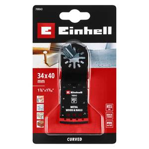 Lame de scie à plongée incurvée multifonctionnelle Einhell 34x40mm pour le bois et le métal - 49708043 - Product Image 2
