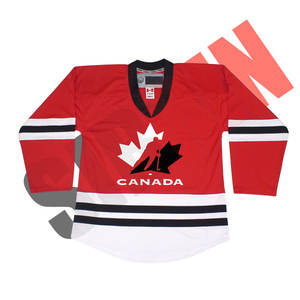 Camiseta de Hockey sobre Hielo Profesional Sublimada Premium Hecha en Fábrica Sibrin, Unisex, Nombre y Número del Equipo Personalizados, Camisetas 100% Poliéster - Product Image 1