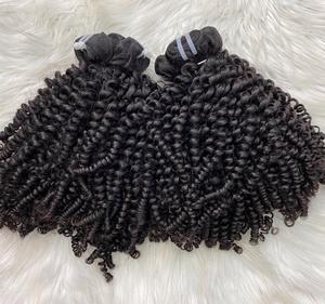 ผมลอนธรรมชาติแบบคู่สำหรับผมดัดลอนลึกเป็นมัดผมบริสุทธิ์จากเวียดนาม100% - Product Image 1