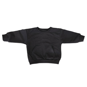 Pull-over imprimé en relief avec logo personnalisé pour enfants Pull brodé à col rond pour la saison d'automne - Product Image 6
