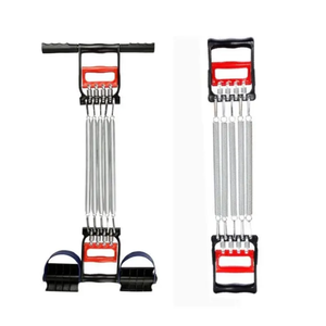 Adjustable Resistance Foot Pedal Chest and Hand <b>Exerciser</b> with 5 Steel Springs - Product Image 2