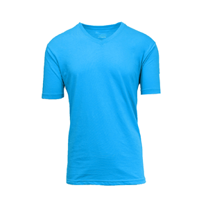 Camisetas de Cuello en V para Hombre, Color Sólido, de Alta Calidad, Modernas, para Uso Diario, Casuales, Ajustadas, de Manga Corta - Product Image 2