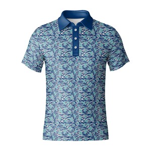 Polo de Golf para Hombre, Poliéster y Elastano, Alta Calidad, Fácil Cuidado, Uniforme de Entrenamiento de Golf, Logotipo Personalizado - Product Image 2
