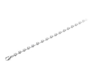 Pulsera Influencer con Corte Redondo y Diamantes Cultivados en Laboratorio de 2.50 Ct en Platino para Bodas, Compromisos y Fiestas - Product Image 3