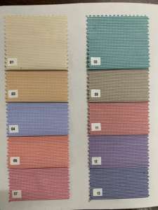 Calvin Shirting Tissu Poly Fil de Coton Teint Mélange de Polyester de Qualité Exportation pour Tissé Uni Extérieur Garçons/Filles Costumes - Product Image 4