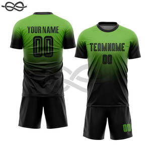 Vente en gros pas cher 100% maillot de football en polyester nouveau modèle uniformes de football Hot Club uniformes de football maillots de football - Product Image 1
