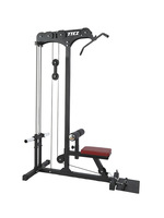 FDFIT Appareil multifonctionnel de tirage vertical assis et de rameur à charge libre pour la musculation du dos à domicile