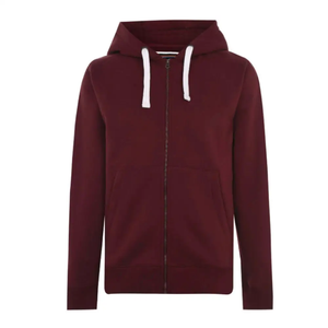 Personalizado de invierno impermeable de peso pesado Boxy doble cremallera de gran tamaño francés Terry Sudadera con capucha fabricante de algodón mezclado - Product Image 1