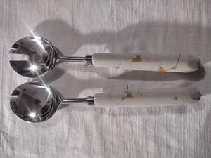 Utensilios de silicona de acero inoxidable de la mejor calidad, utensilios de cocina para restaurantes y hoteles, hechos en India, aptos para lavavajillas, cuchara, tenedor ecológico - Product Image 3