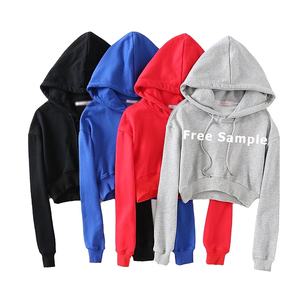 Oem Vente en gros Meilleur sweat-shirt court vierge personnalisé à épaules tombantes Sweat-shirt court à capuche pour hommes Top court Jogger - Product Image 3