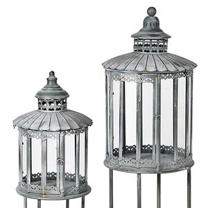 Hot Selling Modern Christmas Wedding <b>Tall</b> Round Shape Metal <b>Candle</b> <b>Holder</b> Lanterns with Metal Stand Handmade Home Garden Decor - Product Image 2