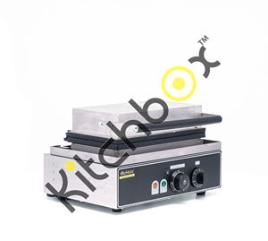 Kitchbox Industrial Commercial Stainless Steel Pie <b>Maker</b> with Non-Stick Coating Hand-Free Spiral Handle Energy Saving Mode - Product Image 4