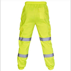 Pantalones DE TRABAJO DE SEGURIDAD duraderos, diseño de múltiples bolsillos con portaherramientas, poliéster resistente al desgaste para ropa de trabajo profesional - Product Image 5