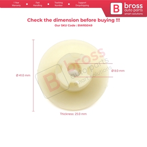 มอเตอร์กระจกไฟฟ้า BWR5049 ล้อเฟืองเกียร์ด้านใน สำหรับรถยนต์มาสเตอร์ MK2 มาสคอตต์ โมวาโน เอดีลี่ 3 4 อินเตอร์สตาร์ X70 - Product Image 5