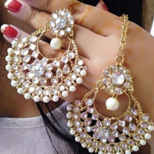 Boucles d'oreilles de lustre vintage faites main de haute qualité-grossistes de bijoux de mode classiques et élégants - Product Image 2