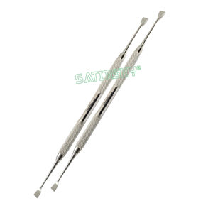 เครื่องมือถอดหินปูนสำหรับสัตว์เลี้ยง 2 ชิ้น สำหรับแมว สุนัข วัสดุสแตนเลสคุณภาพสูง สำหรับการผ่าตัดทางทันตกรรม - Product Image 1