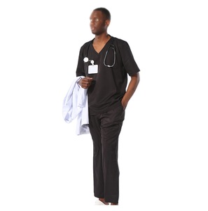 Uniformes médicaux unisexes de haute qualité, style personnalisé, nouvelle collection, design respirant, Spandex/Coton, service OEM, vente en gros pour hôpitaux - Product Image 4