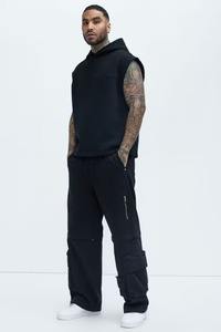 Chaleco deportivo con capucha para hombre de la mejor calidad, camisetas sin mangas de secado rápido para correr, chaleco sin mangas para entrenamiento - Product Image 4