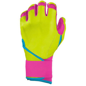 Gants de frappe de baseball en cuir véritable imperméables, design personnalisé, qualité professionnelle, avec sangle de poignet réglable - Product Image 4