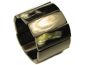 กำไลข้อมือฮอร์นที่มีสไตล์งานทำมือดีไซน์เป็นเอกลักษณ์เครื่องประดับแฟชั่นสำหรับผู้หญิงส่งออกจากอินเดีย - Product Image 2