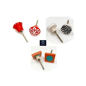 Venta al por Mayor de Fábrica de Herrajes para Muebles de Gabinete Sólido, Perillas Redondas de Resina para Cajones de Cocina, Puertas de Armario y Cómodas - Product Image 5