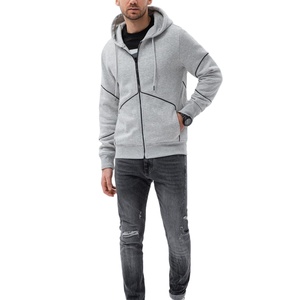 Vente en gros Fabricant professionnel Fabriqué en usine Pas cher Prix Personnalisé Poche avant Fermeture éclair Sweat à capuche Couleur Sweat à capuche pour hommes - Product Image 1