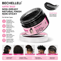 Gel Coiffant Fixation Forte pour Tresses, à Base d'Eau, Sans Résidus, pour Cheveux Naturels et Salons de Coiffure – Marque Privée