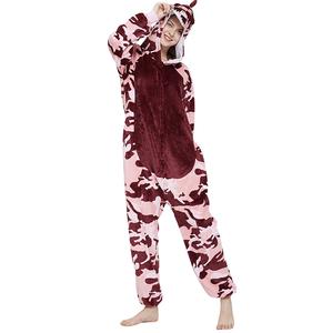 Haute qualité léger femmes combinaison Onesie solide vêtements de nuit ensemble de vêtements de nuit grande taille fait polaire respirant 100% coton - Product Image 2