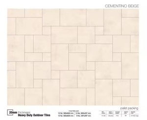 60x60cm Foshan cuerpo completo antideslizante exterior 2cm de espesor 30x60 60x90x30x30x30 azulejos de suelo de porcelana rústica para estacionamiento de automóviles superficie R11 - Product Image 3