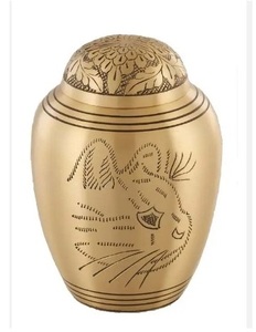Matte Theme Paw Printed <b>Pet</b> Urns Colored Finishes designs with multi size available Indoor Cremations Urn <b>Pet</b> Ashes Jar - Product Image 1