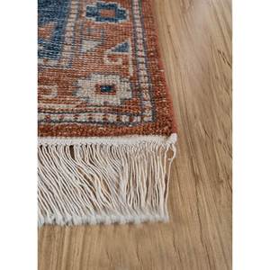 Alfombra de Lana Anudada a Mano Erbe para Áreas Grandes, Patrón de Medallón Rojo y Naranja, Rectangular 9x12, para Pasillo o Habitación, JAipur ZA-RGS-1276 - Product Image 4