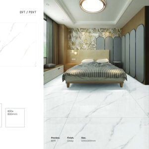 Carreaux de sol et de mur en porcelaine brillante 1200x1200, grande dalle pour revêtement de sol de luxe - Product Image 1