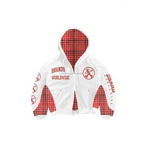 Conjunto de Sudadera Corta con Capucha y Pantalones Cortos para Mujer, Conjunto de 2 Piezas con Cremallera, Ropa Deportiva para Mujer, Logotipo Personalizado, Talla XS, Verano - Product Image 6