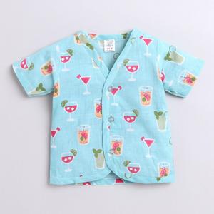 เสื้อกั๊กลายจุด3ชิ้นครึ่งแขน/jhabla-หลากสี - Product Image 3