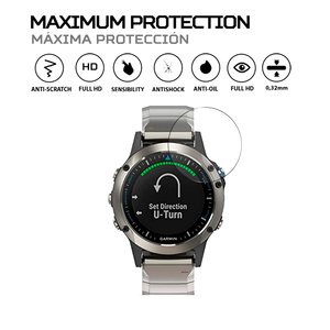 ฟิล์มกันรอยหน้าจอ Garmin Quatix 5 Sapphire ทนทานและป้องกันการกระแทก - Product Image 2