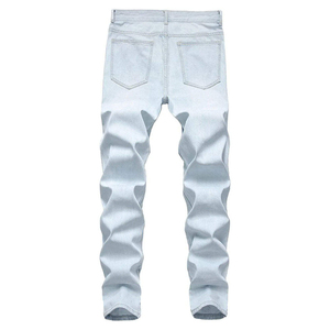 Nuevo estilo para hombre, a la moda diseño personalizado, pantalones vaqueros desgastados personalizados para hombre, fabricación de ropa, diseño transpirable - Product Image 2