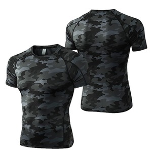 Camiseta de compresión de entrenamiento para hombre, camiseta interior atlética de capa Base de gimnasio de secado rápido, Camiseta deportiva - Product Image 4