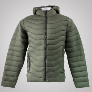 Unisex Zipper Closure Winter Quilted Jacket Breathable <b>Waterproof</b> Fabric Embroidery Print Windproof <b>Warm</b> Casual Sport Plus Size - Product Image 3