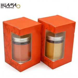 Caja de exhibición naranja para figuras de acción y modelos, caja de papel con logotipo personalizado, embalaje para coleccionables y juguetes transfronterizos - Product Image 2