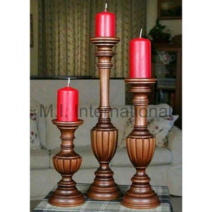 เชิงเทียนโลหะสำหรับตกแต่งบ้านโคมไฟและขวดโหลสุดหรู - Product Image 1