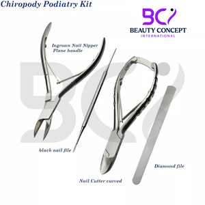 Coupe-ongles en acier inoxydable, pince à ongles, kit de podologie, ouverture large pour ongles épais, professionnel - Product Image 6