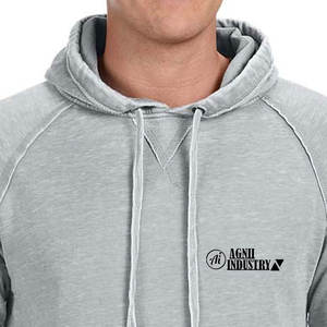 Sweat-shirts en coton 100% respirant et léger de couleur unie pour hommes, lavage à l'acide, design personnalisé, utilisation en extérieur, surdimensionné - Product Image 5