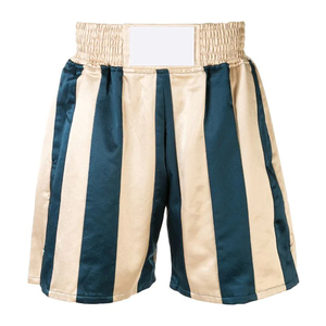 Shorts de boxe Muay Thai pour hommes en coton-polyester respirant 180g, personnalisables pour l'entraînement MMA et les arts martiaux, marque sur mesure, vente en gros - Product Image 6