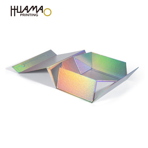 Caja plegable premium personalizable en gris claro para empaque de lujo de <span class=keywords><strong>cosm</strong></span>éticos, regalos corporativos, ahorro logístico - Product Image 4