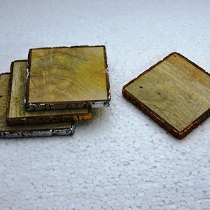 Madera redonda con posavasos lacados Mat Pad Producto hecho a mano de alta calidad - Product Image 4