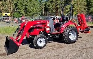 Tracteur à roues Mahindra d'occasion 90 CV avec moteur et boîte de vitesses - Product Image 5