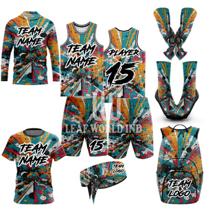 Ensemble de maillots de basket-ball unisexe à séchage rapide personnalisés vêtements de sport respirants imprimés avec uniforme de basket-ball avec logo personnalisé - Product Image 1